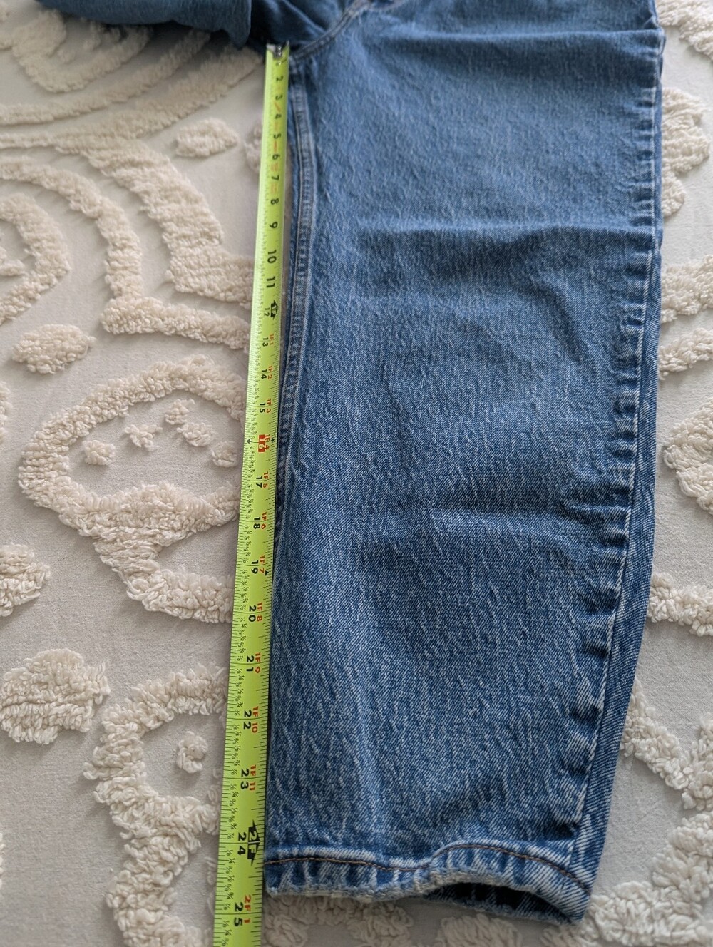 Abercrombie & fitch the 80s mom high rise Ankle jeans With Pleats Size 28 / 6 S - Picture 5 of 8